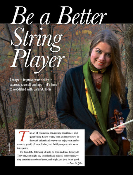 Be a Better String Player - 4 Ways to Find Your Voice - by Lara St. John